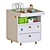 IKEA MYLLRA Changing Table 3D model small image 1