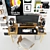 Title: IKEA Workplace Set with Decor & Tech 3D model small image 4