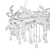 Droplet and Leaf Chandelier 3D model small image 7