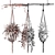 Macrame Hanging Plants Set 3D model small image 7