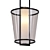Elegant Lucerne Hanging Light 3D model small image 1