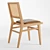 Elegant Fusion: Dunne Caned Chair 3D model small image 2
