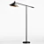 Industrial Adjustable Metal Floor Lamp 3D model small image 1