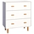 Modern Jimi Dresser: Stylish Storage Solution 3D model small image 2