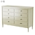 Elite Ellipse 8-drawer Chest 3D model small image 3