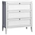 Eugénie Drawer Chest: Stylish Storage Solution 3D model small image 2