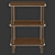 Title: Zara Home Acacia Wood Shelf 3D model small image 3