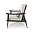 Brasilia FUP010037: Elegant Upholstered Armchair 3D model small image 5
