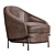 Modern LLOYD Armchair by Longhi 3D model small image 3