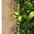 Versatile Green Wall Set 3D model small image 3