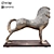 Elegant Horse Statue Accent 3D model small image 5