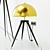 Sleek Coyote Floor Lamp 3D model small image 3