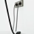 Sleek Coyote Floor Lamp 3D model small image 5