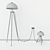 Sleek Coyote Floor Lamp 3D model small image 10