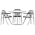 EasyMix & Fix Table + Dining Armchair 3D model small image 2