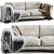 Elegant Orlando Sofa: Modern, Comfortable & Stylish 3D model small image 1