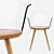 Transparent Backrest Chair: Jenkins SG 3D model small image 4