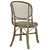 Vintage Cane Accent Chair 3D model small image 4