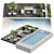Luxury In-Ground Swimming Pool Set 3D model small image 2