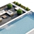 Luxury In-Ground Swimming Pool Set 3D model small image 3
