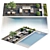 Luxury In-Ground Swimming Pool Set 3D model small image 7