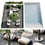 Luxury In-Ground Swimming Pool Set 3D model small image 12