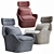 Luxury Leather Armchair: de Sede Design 3D model small image 2