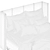 Sleek Unwrapped Bed 3D model small image 4