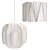 Modern White Pendant Lamps 3D model small image 1