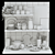 Kitchen Essentials Set: Cutting Board, Dinnerware, Pitcher, Glasses, Planter 3D model small image 2