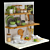 Kitchen Essentials Set: Cutting Board, Dinnerware, Pitcher, Glasses, Planter 3D model small image 4