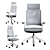 Kirn Office Chair - Adjustable Height, Stylish Design 3D model small image 3