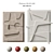 Minimalist Relief Plateau Set 3D model small image 1