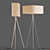 Scandinavian Elegance: Finom Wood Floor Lamps 3D model small image 1