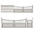 Versatile PVC Fence for Your Outdoor Spaces 3D model small image 4