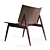 Contemporary Dama-T Loungechair by Zanat 3D model small image 4