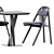 Modern Scandinavian Dining Set 3D model small image 2