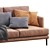 Bonaldo Paraiso Sofa: Stylish, Comfortable, and Versatile 3D model small image 6