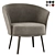 Dorso Lounge - Modern Comfort in 6 Color Options 3D model small image 5