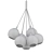 Stylish Cluster Pendant Light 3D model small image 2