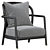 ALISON Flexform Armchairs: Timeless Elegance 3D model small image 1