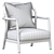 ALISON Flexform Armchairs: Timeless Elegance 3D model small image 5