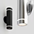 Modern Cylinder Wall Sconce 3D model small image 1