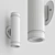 Modern Cylinder Wall Sconce 3D model small image 2