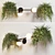 Modern Wall Light Plant Stand Pot 3D model small image 1