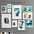 Modern Art Frames: 11 Designs in Wood & Metal 3D model small image 1