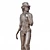 Sculpted Girl Figure 3D model small image 4