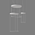Elegant Brassie Round Home Decor 3D model small image 3