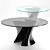 S Table Lust MDF Italia: S-Shaped Stand 3D model small image 2