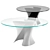 S Table Lust MDF Italia: S-Shaped Stand 3D model small image 5